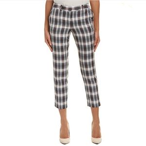 🌹 BOGO 1/2 off! Tahari navy plaid ankle pants